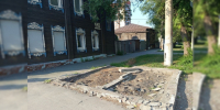 Место, где стоял киоск / Фото: ГУФССП России по Алтайскому краю - ИА Амител