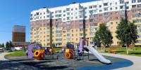 В Усинске завершено благоустройство детской площадки - KomiOnline.Ru