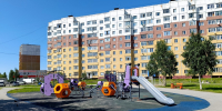 В Усинске открыта обновлённая детская площадка - ИА Комиинформ