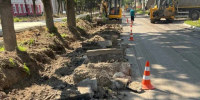 На улице Чичерина в Калуге сняли старый асфальт - Калужский перекрёсток