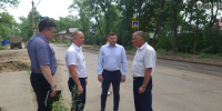Мэр Биробиджана Алексей Кузьмин  оценил ход работ  на ул. Волочаевской - Администрация г. Биробиджан