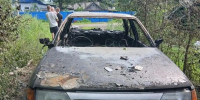 В амурском селе тушили иномарку - ИА Порт Амур