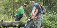 В городском бору Серпухова прошла экологическая акция, организованная Центром по профориентации и трудоустройству молодёжи - ОТВ-Серпухов