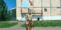 В Чишминском районе продолжается создание мурала «Башкирка с лошадью» - Культурный мир Башкортостана