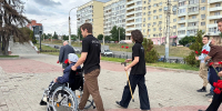 Студенты и бойцы ВПК «Форпост» ВГТУ приняли участие в патриотической акции у мемориала «Чижовский плацдарм» - ВГТУ