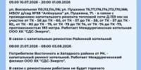 Плановые отключения 24 июля - Междуреченский городской округ
