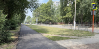 В Ленинском районе выполнено асфальтирование пешеходных дорожек - Администрация г. Барнаул