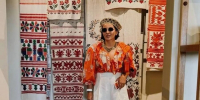 Анастасия Горелкина показала новый подход к стилю, объединив фольклор, винтаж и ироничные детали - Вести Подмосковья