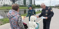 В парке «Оккервиль» прошла летняя акция по пожарной безопасности для детей и их родителей - ГУ МЧС ЛО