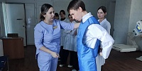 Школьники Северского района благодаря профориентационному проекту отучились на младших медсестер - Департамент информационной политики