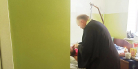Иерей Виталий Козлов причастил пятерых пациентов в военном госпитале Майкопа - Епархия