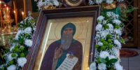 В день памяти преподобного Антония Печерского архипастырь совершил Литургию в Печерском храме - Алтайская митрополия