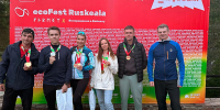 Спортсмены бегового клуба «Running Stars» в Рускеала. Фото из сети Интернет - Газета Ладога-Сортавала