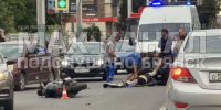 В Брянске на улице Пушкина мотоциклист попал в серьезное ДТП - Сетевое издание Новости Брянска