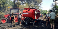 В хуторе Вознесенский пожар удалось остановить вовремя - Bloknot-Morozovsk.Ru