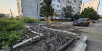В частном секторе Омска вместо размытой грунтовки уложили асфальт - ИА Омскрегион