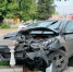 Произошел наезд на препятствие автомобиля Hyundai - TltGorod.Ru