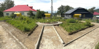 В Ключах благоустраивают сквер - Усть-Камчатский район