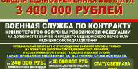 Военная служба по контракту на должностях врачей и медицинского персонала - Моздокский район
