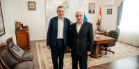 Хинштейн почаёвничал с бывшим губернатором Курской области Василием Шутеевым - Курские Известия