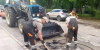 В городе продолжаются ремонтные работы по восстановлению дорожного полотна - Администрация г. Королёв