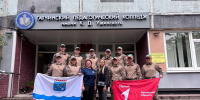 Молодые патриоты представляют Гатчину на очередном этапе - Гатчинская служба новостей