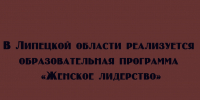 В Липецкой области продолжается образовательная программа «Женское лидерство» - Народное слово