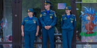 В лагере «Зелёный бор» прошло занятие по пожарной безопасности - Газета Лужская правда