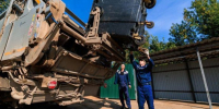 Более 33,4 тыс. м³ отходов вывезла команда Рузского регоператора с контейнерных площадок за неделю - Газета Истра сегодня