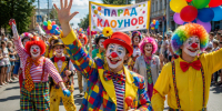 Клоуны / Парад / Изображение сгенерировано ИИ ChatGPT / amic.ru - ИА Амител