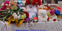 Появилось фото стихийного мемориала на месте гибели малыша при атаке ВСУ под Воронежем - ГТРК Воронеж