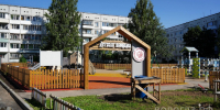 Более 95% работ по благоустройству дворовых детских площадок выполнено в Вологде - Вологда.РФ