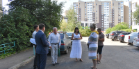 В Московском районе Твери продолжается приемка отремонтированных дворов - Администрация г. Тверь