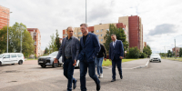 Александр Якушев проинспектировал ход ремонтных работ в учреждениях образования - Петродворцовый район
