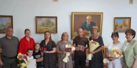 Вручение ордена Мужества родным. - Андроповский район