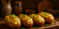 Картофель-бомба: фаршированная картошка с мясом и моцареллой, которую сметают за 5 минут - Новости Заинска