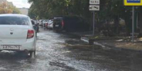 В Волгодонске после ливня затопило улицу 30 лет Победы - DonDay-Volgodonsk.Ru