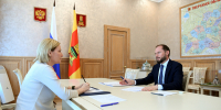 Министр культуры РФ Ольга Любимова на встрече с главой Тверской области Виталием Королевым выразила готовность федерального центра поддерживать инициативы региона в культурной сфере - Газета Старицкий Вестник