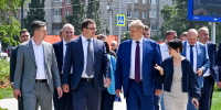 Полпред провел выездное совещание на объектах благоустройства общественных пространств - Администрация Томской области