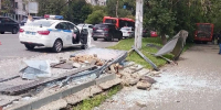 ДТП с автобусом на улице Ванеева - ГТРК Нижний Новгород