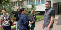 Глава управы района Бирюлево Восточное Александр Кучерявкин 25 июля провел плановый обход территории - Район Бирюлево Восточное