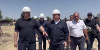 Фёдор Щукин проинспектировал ход строительства новой модульной школы в селе Адильотар - Махачкалинские известия