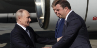 Губернатор Виталий Хоценко встретил в Омске Президента России Владимира Путина - Правительство Омской области
