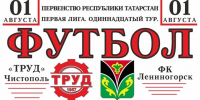 В Чистополе пройдёт футбольный матч - Чистополь-информ