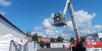 В Курске пожарные отработали тушение условного пожара на складе - РИА Курск
