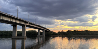 Новый мост река Волга закат Астрахань вид - Сетевое издание Арбуз