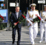 В День Военно-Морского Флота Александр Беглов и Александр Моисеев возложили цветы к Медному всаднику и памятнику адмиралу Ушакову - Spbdnevnik.ru