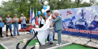 В Усть-Абаканском районе открыли памятник морякам в честь 330-летия ВМФ России - ИА Хакасия