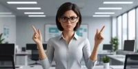 Недовольный работник в офисе / Изображение сгенерировано Алиса AI / amic.ru - ИА Амител