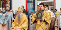 Епископ Валуйский и Алексеевский Савва совершил Божественную Литургию в храме Благовещения Пресвятой Богородицы села Советское - Валуйская епархия
